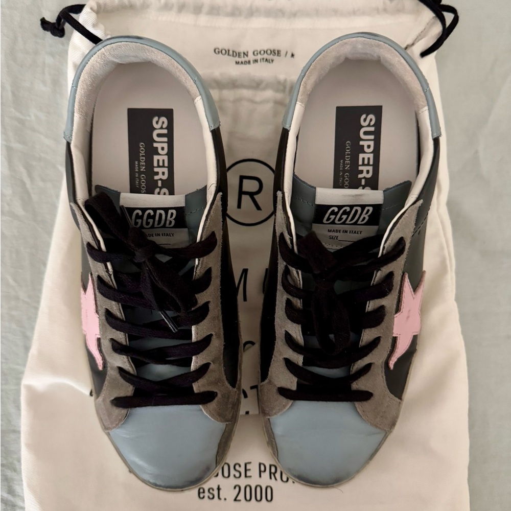 Golden Goose Women's Sneakers - Pink and Grey